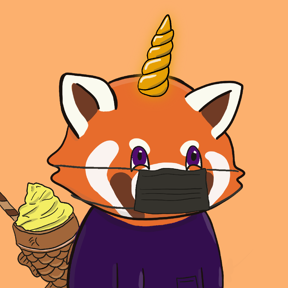 Okay Red Panda #6637