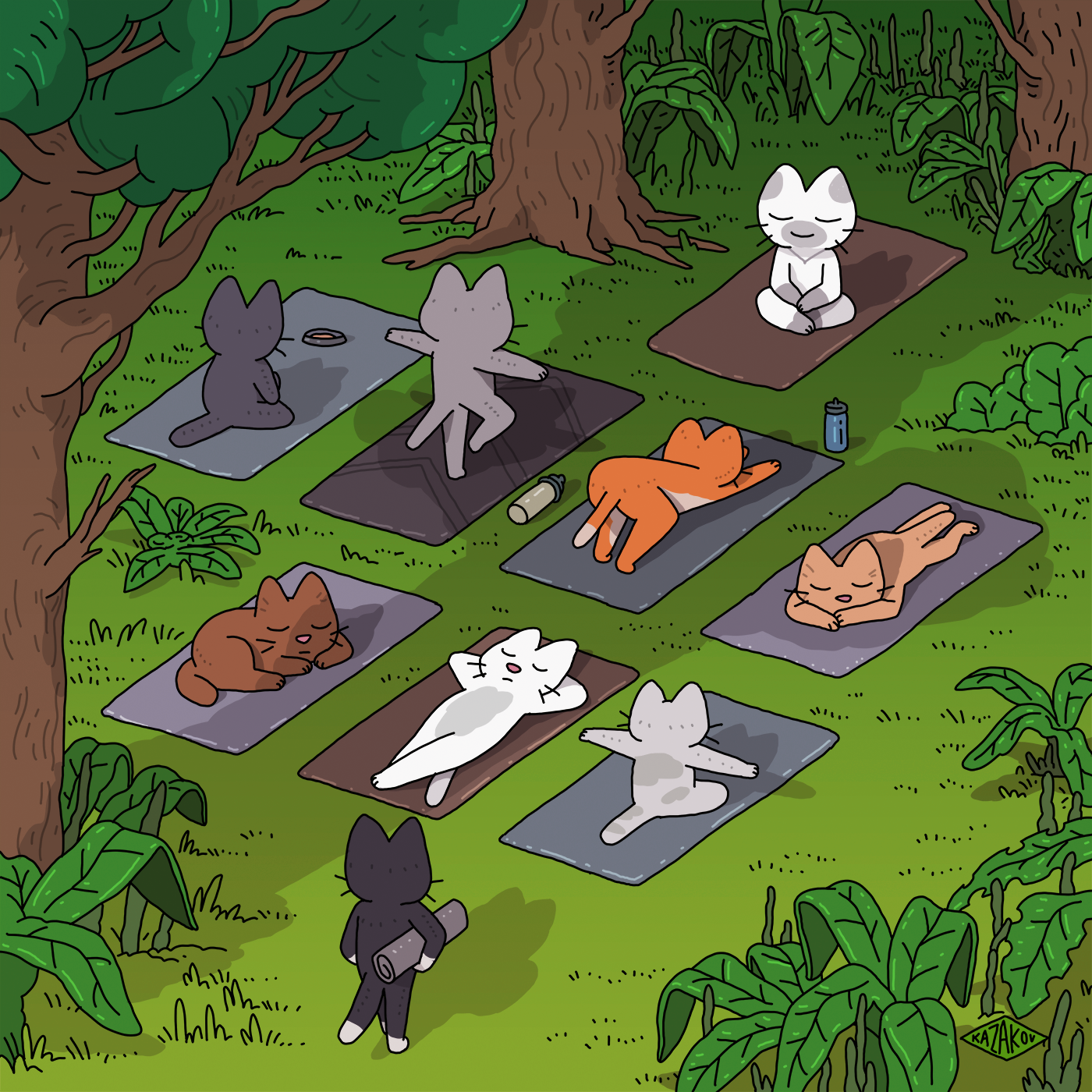 Yoga Cats