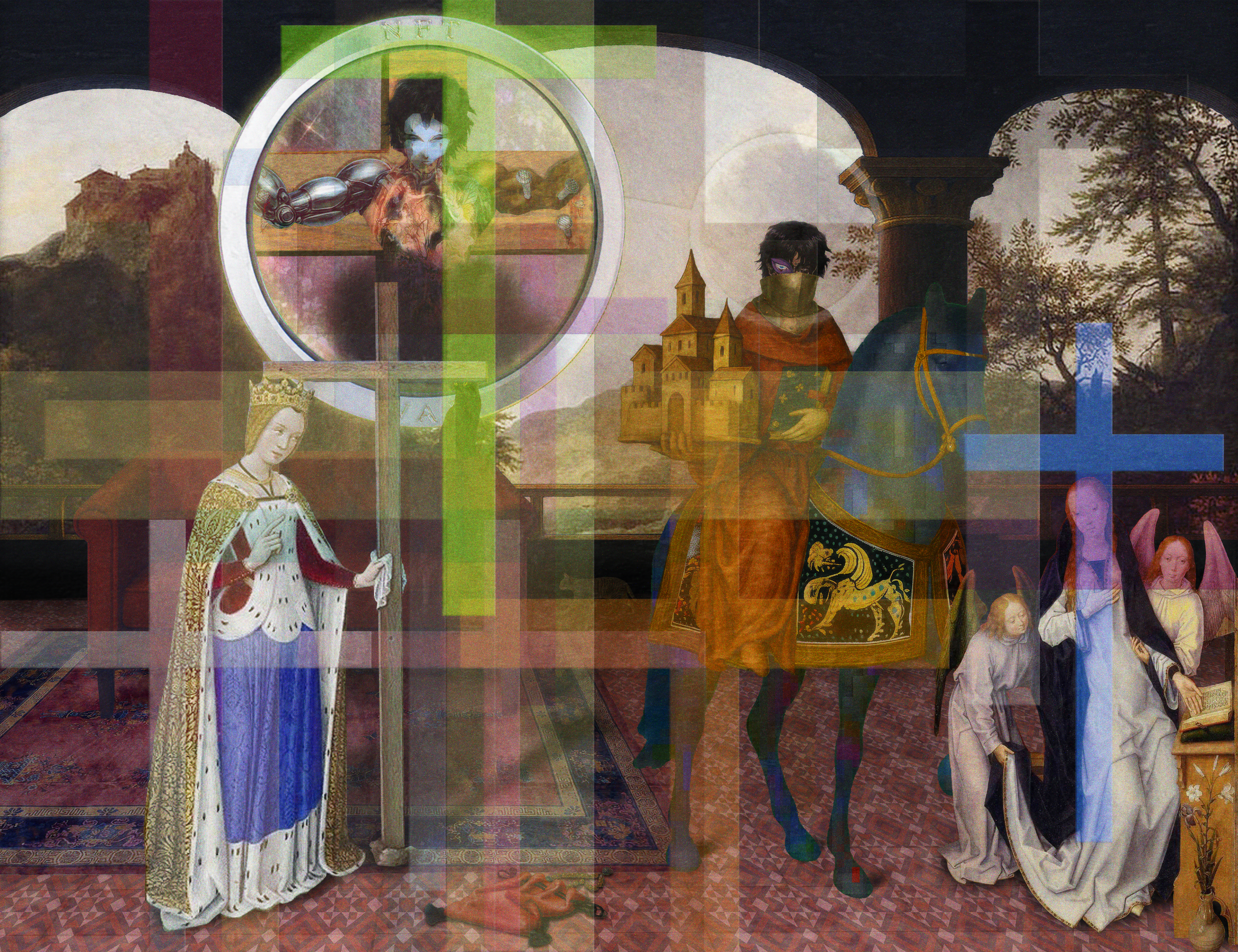 The Pilgrim’s Living Room Crucifixion; Mona Lisa Hyper-Gamble #36