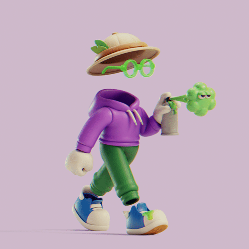 Invisible Friends 3D #809
