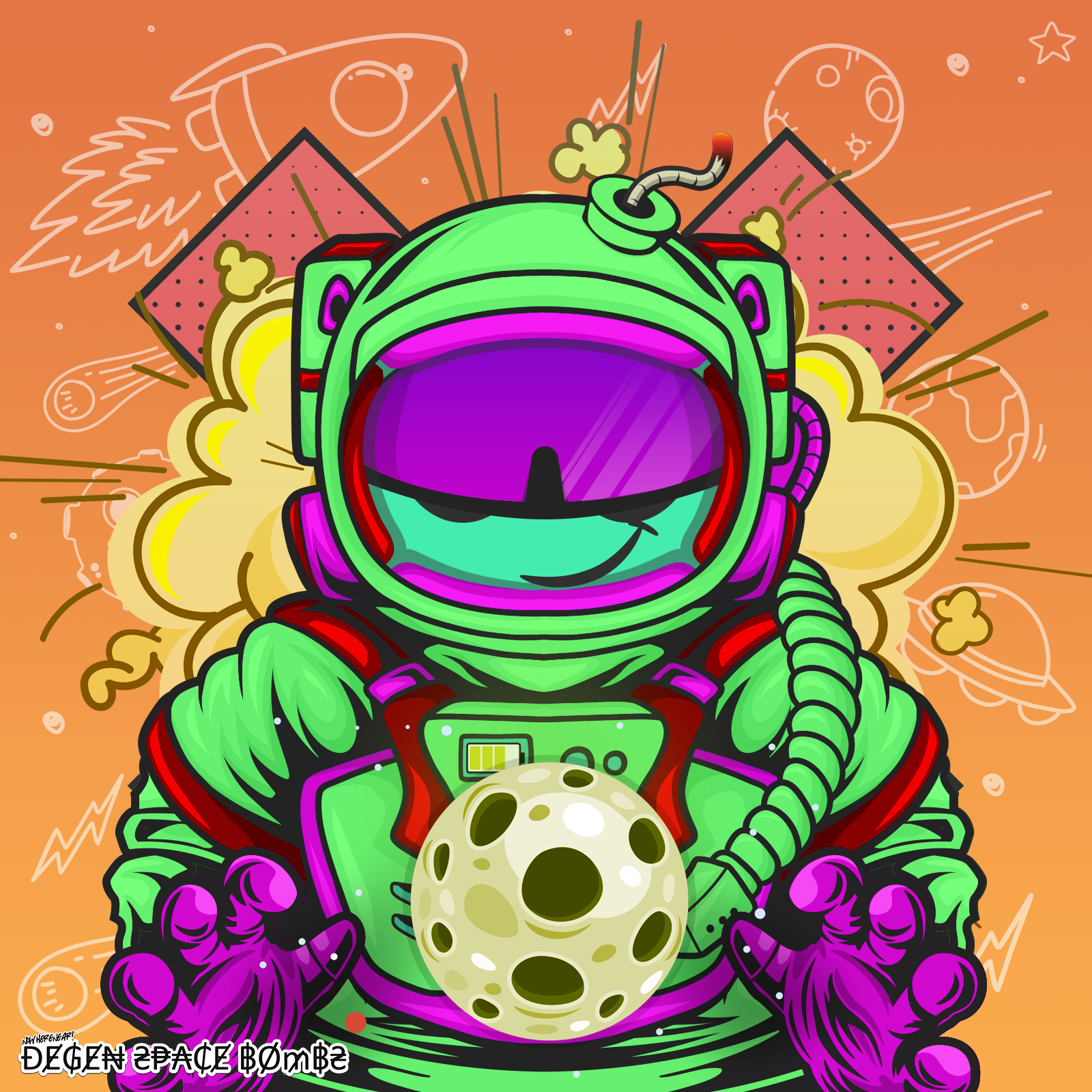 Degen Space Bombs #4353