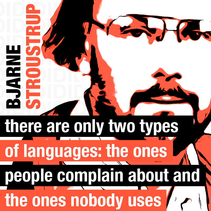 Bjarne Stroustrup (1/1) - Orange Edition