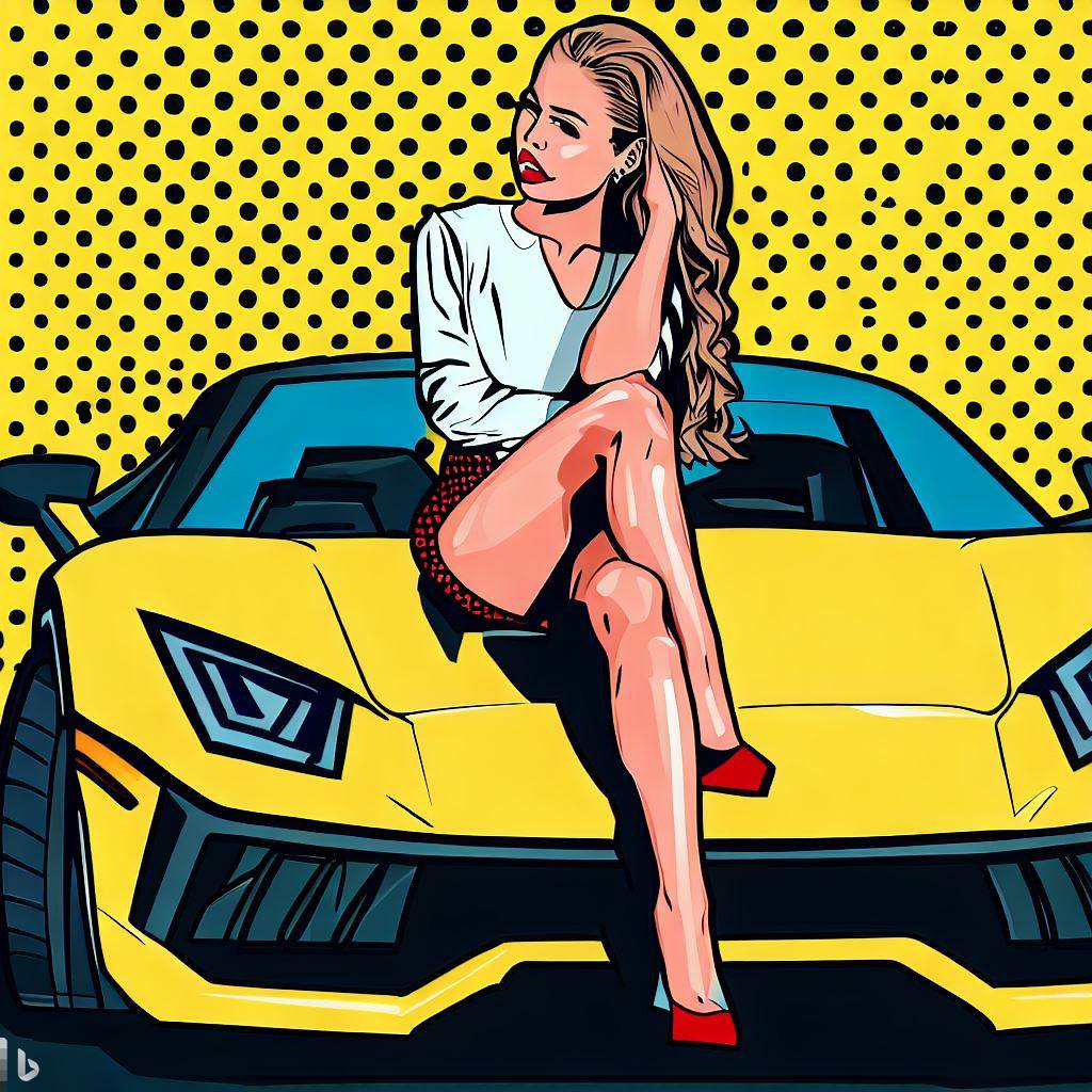 Glorious Girls with Famed Cars #107