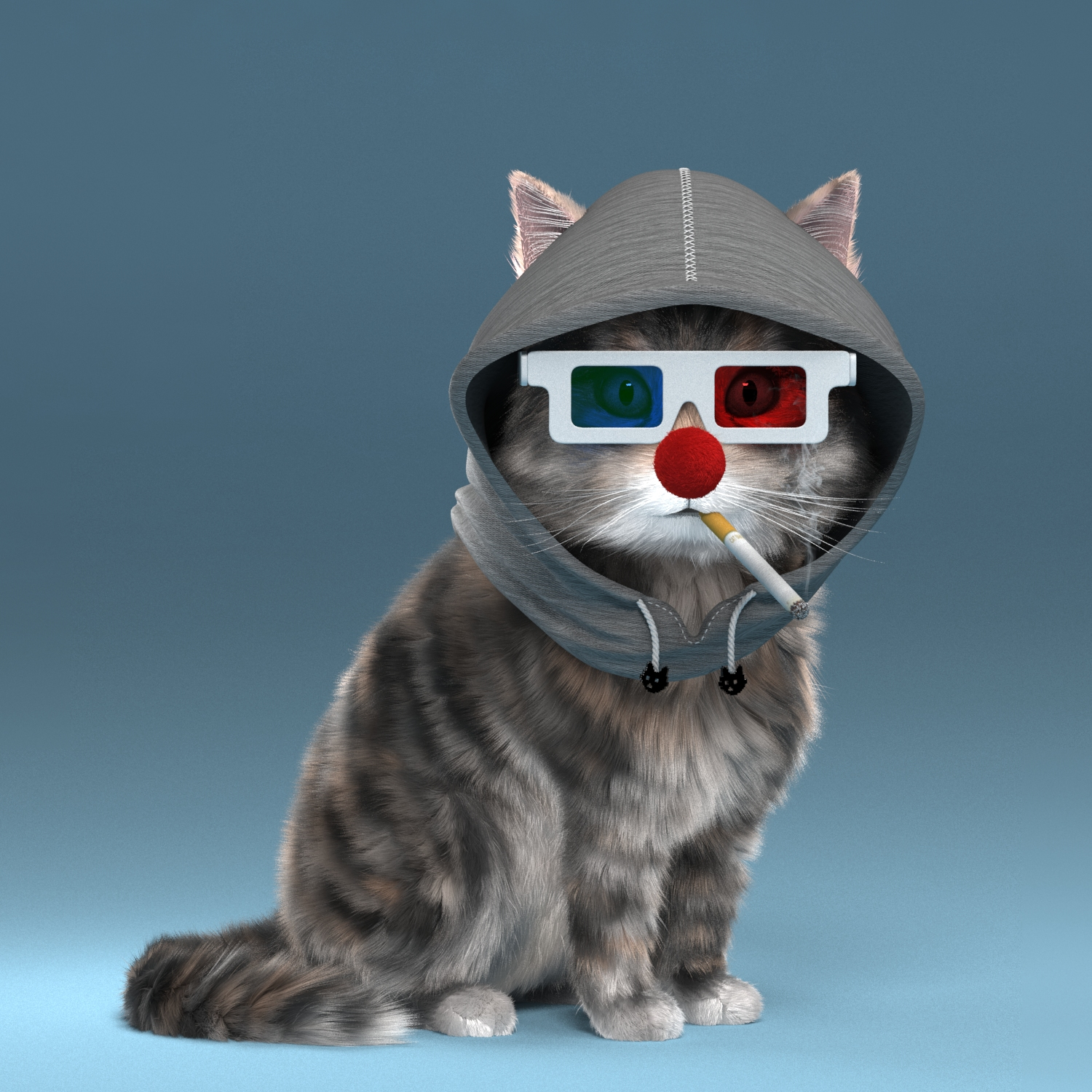 Fluffy PunkCat #8305