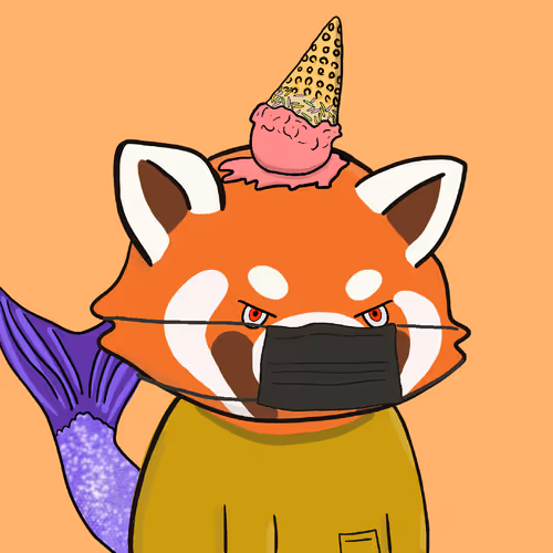 Okay Red Panda #7168