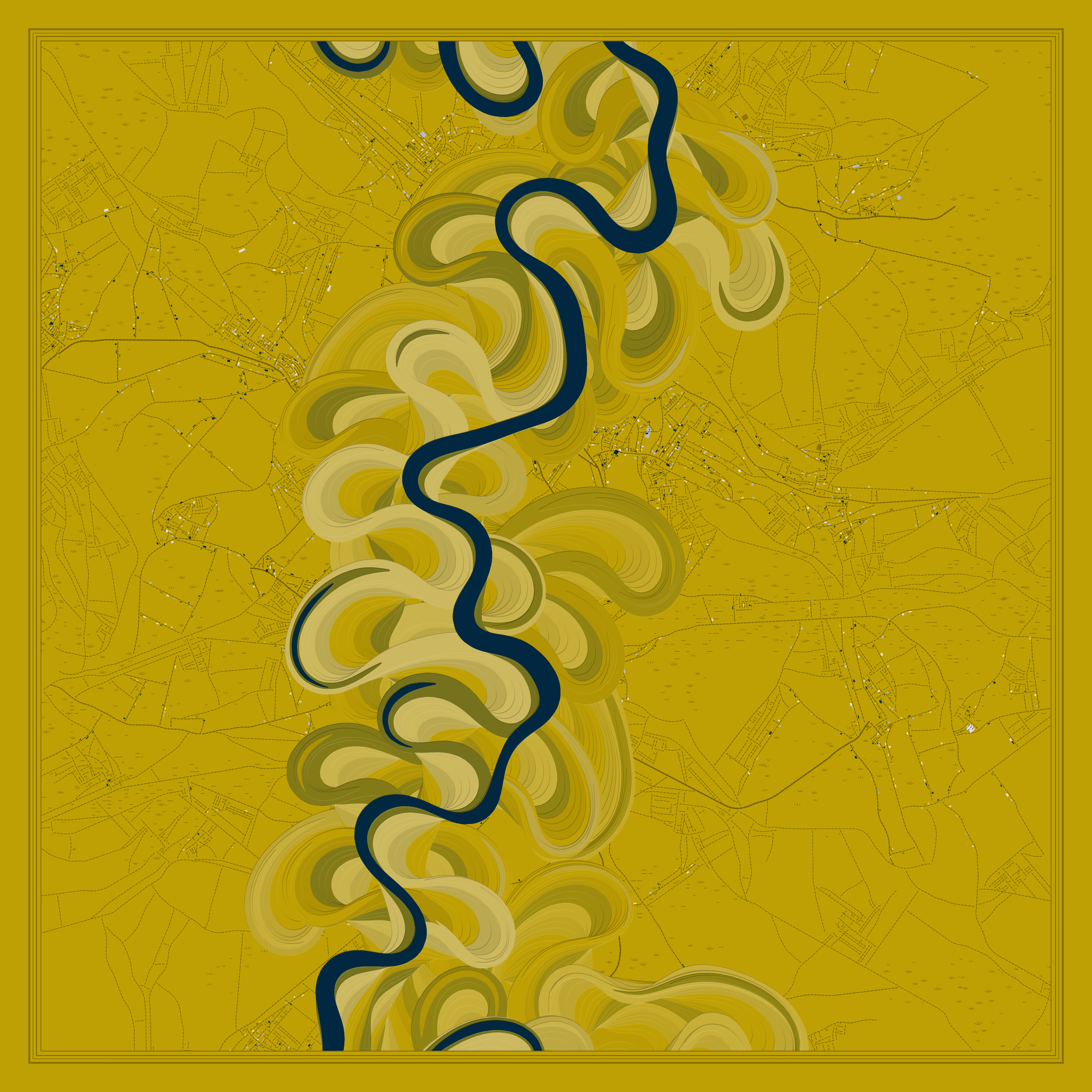 Ancient Courses of Fictional Rivers #925
