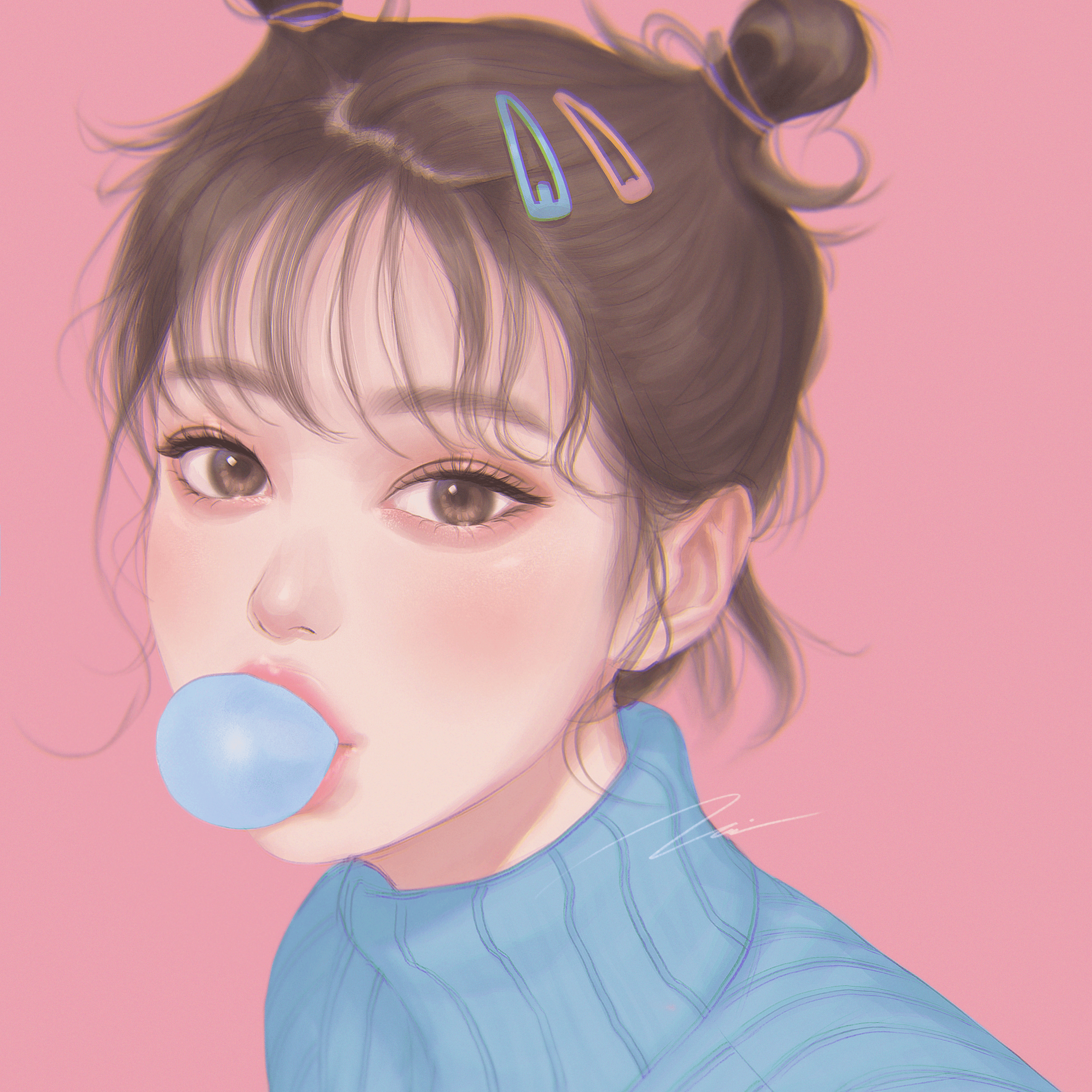 BLUE Bubblegum