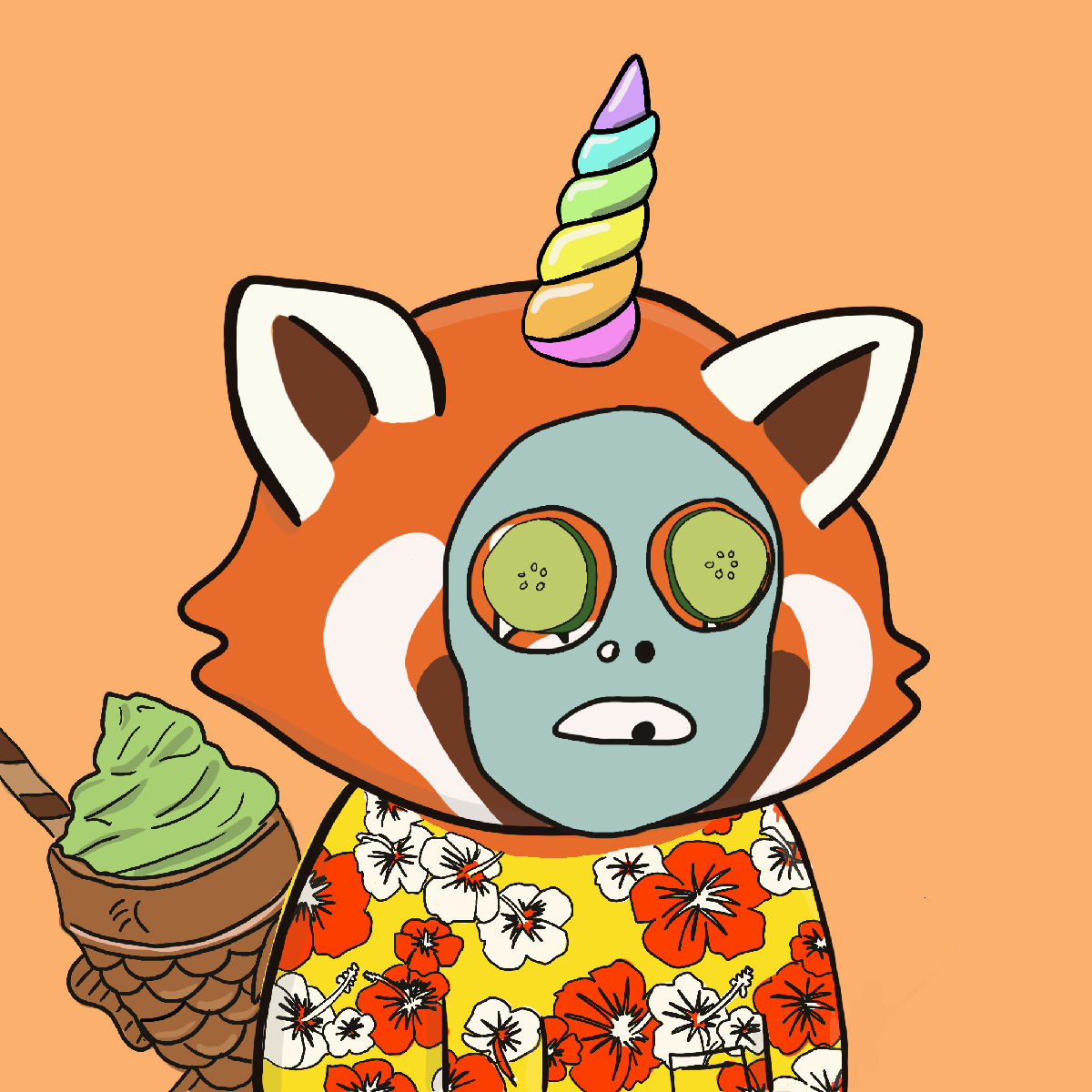 Okay Red Panda #7259