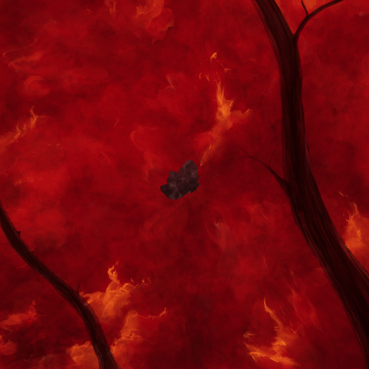 Flutter Into The Embers | Corten