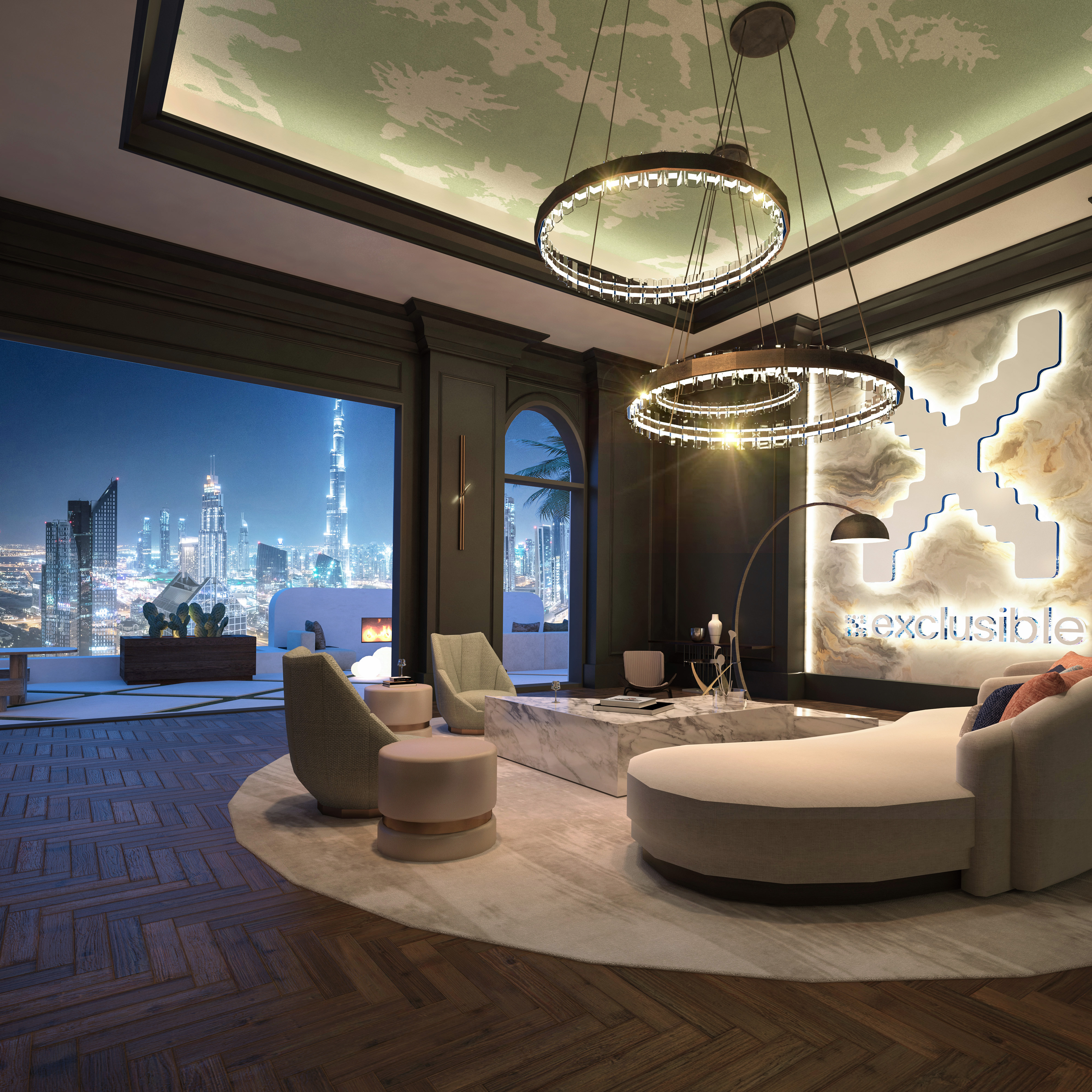 Penthouse #3022 - Dubai - Obsidian
