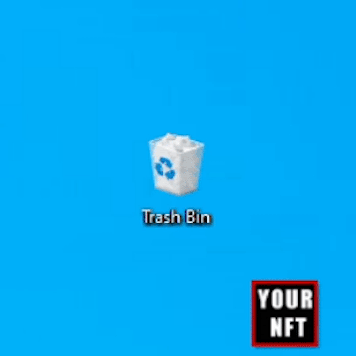 YOUR NFT BELONGS IN THE TRASH BIN