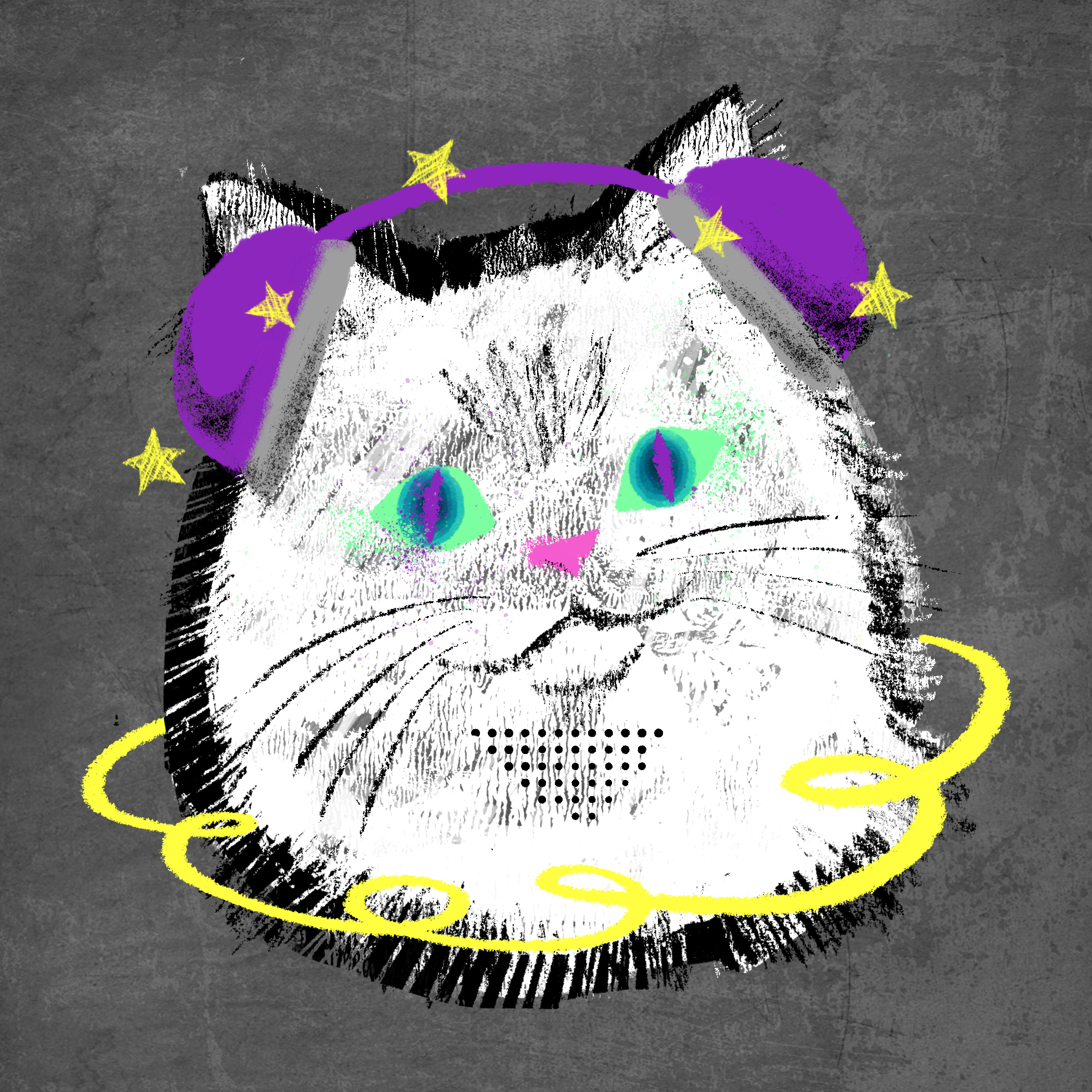 White cat #003