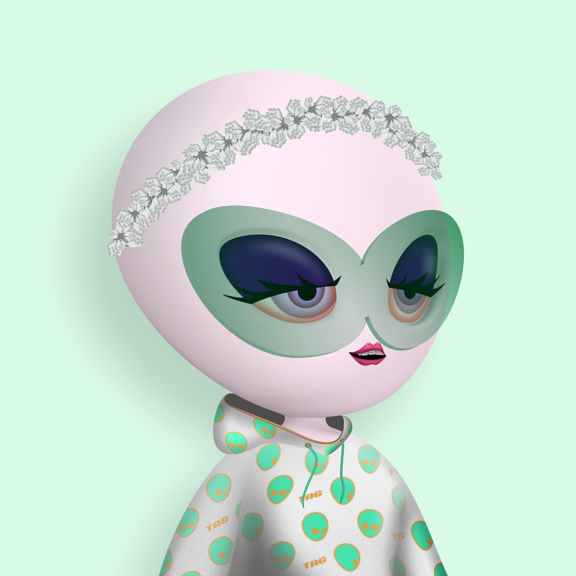 Alien Girl 664