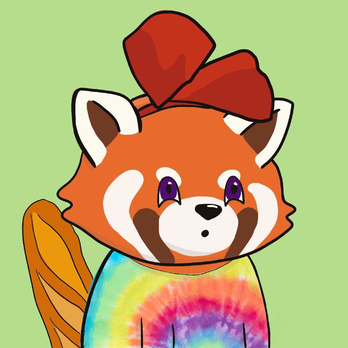 Okay Red Panda #6641