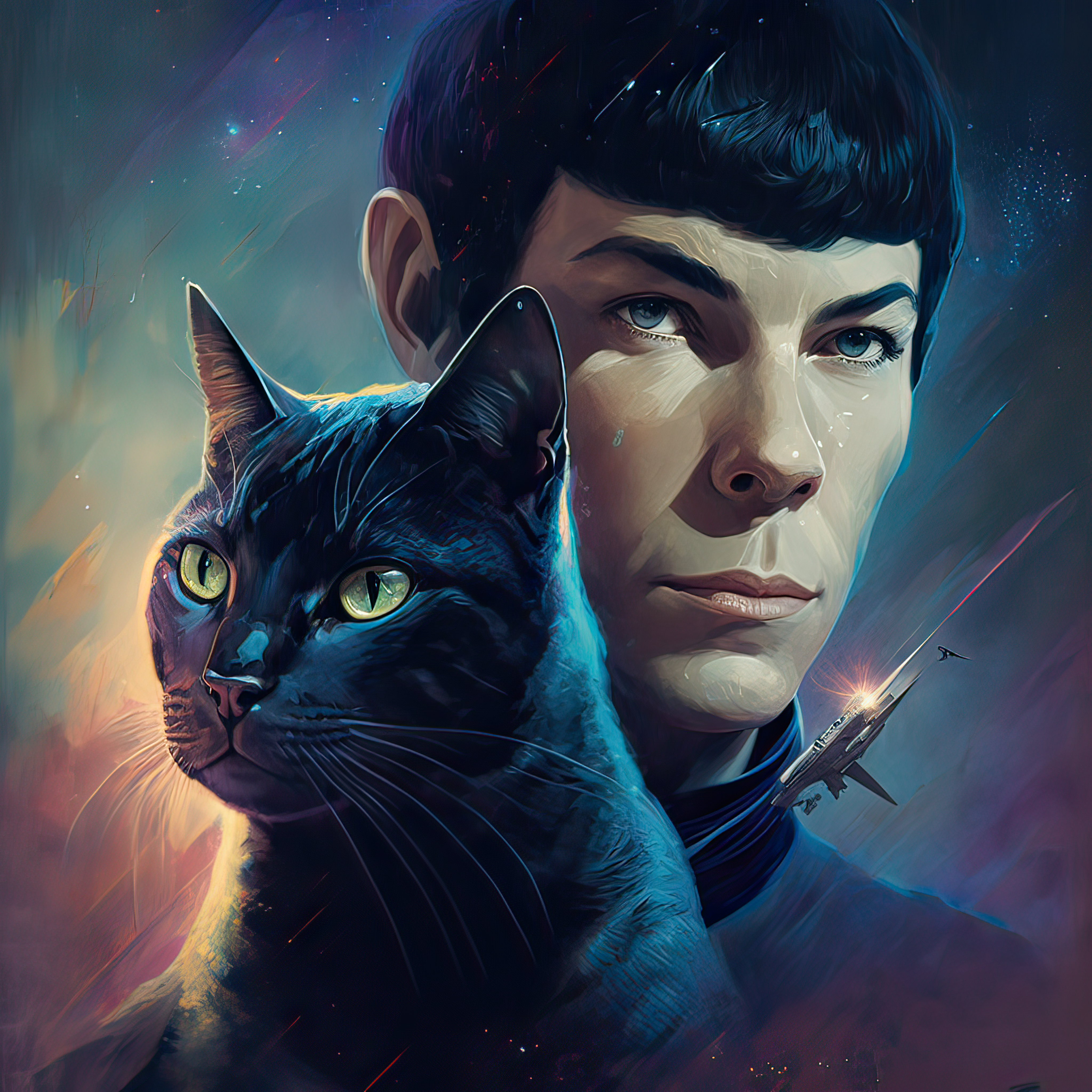 Zephyr and Star Hunter - Thank you for 50 sales on KnownOrigin !