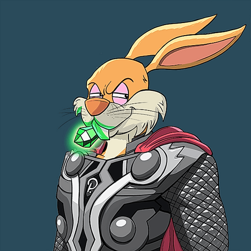 Dark Super Bunny #8610