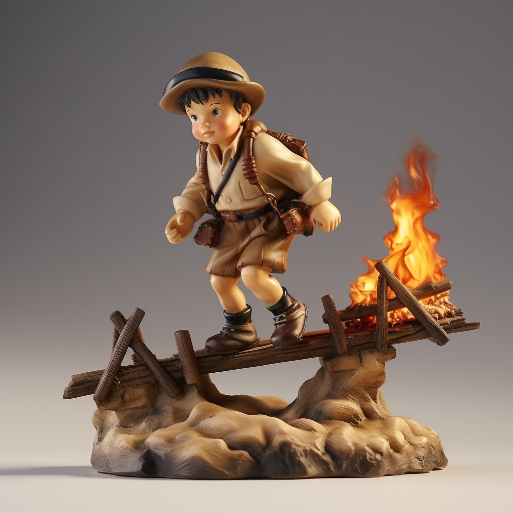 Alpine Burning Bridge Boy