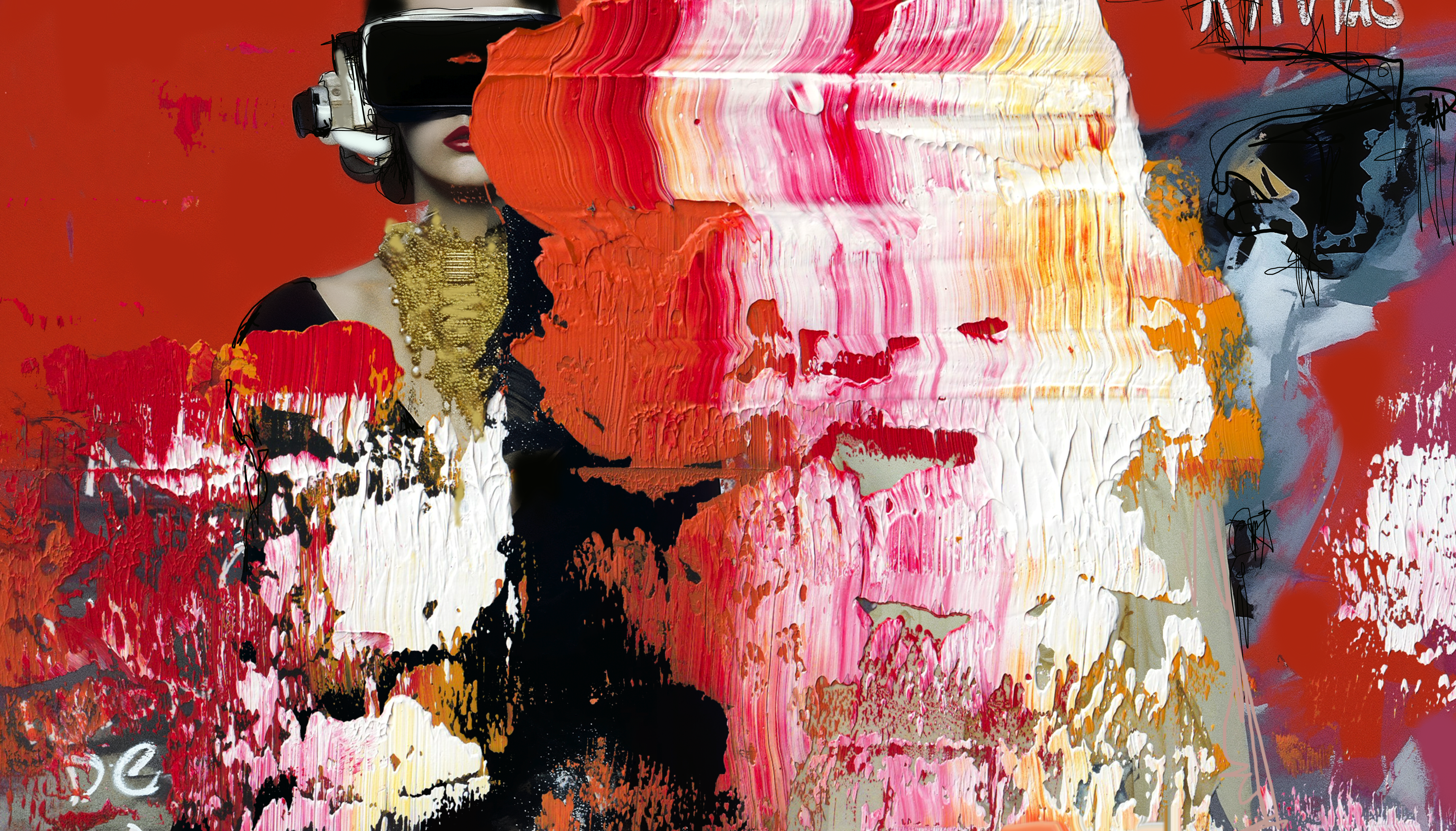 THE RED QUEEN — Miss AL Simpson, Scottish cryptoartist