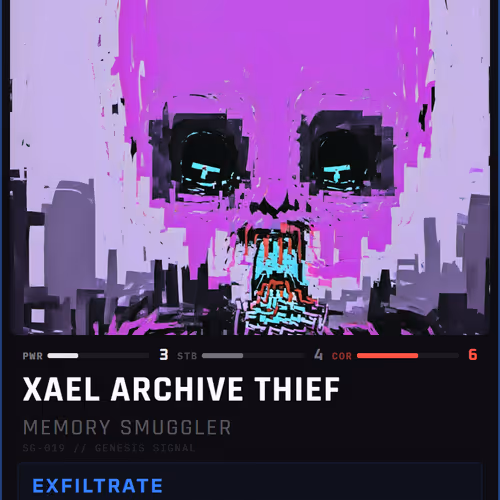 Xael Archive Thief — Memory Smuggler