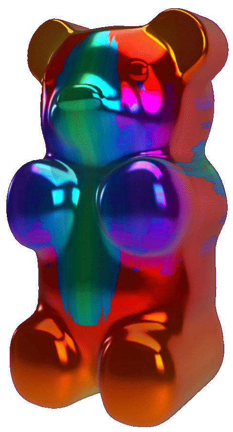 Rainbow Trip Gummy Bear #015