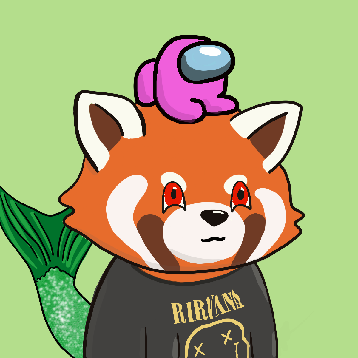 Okay Red Panda #7412