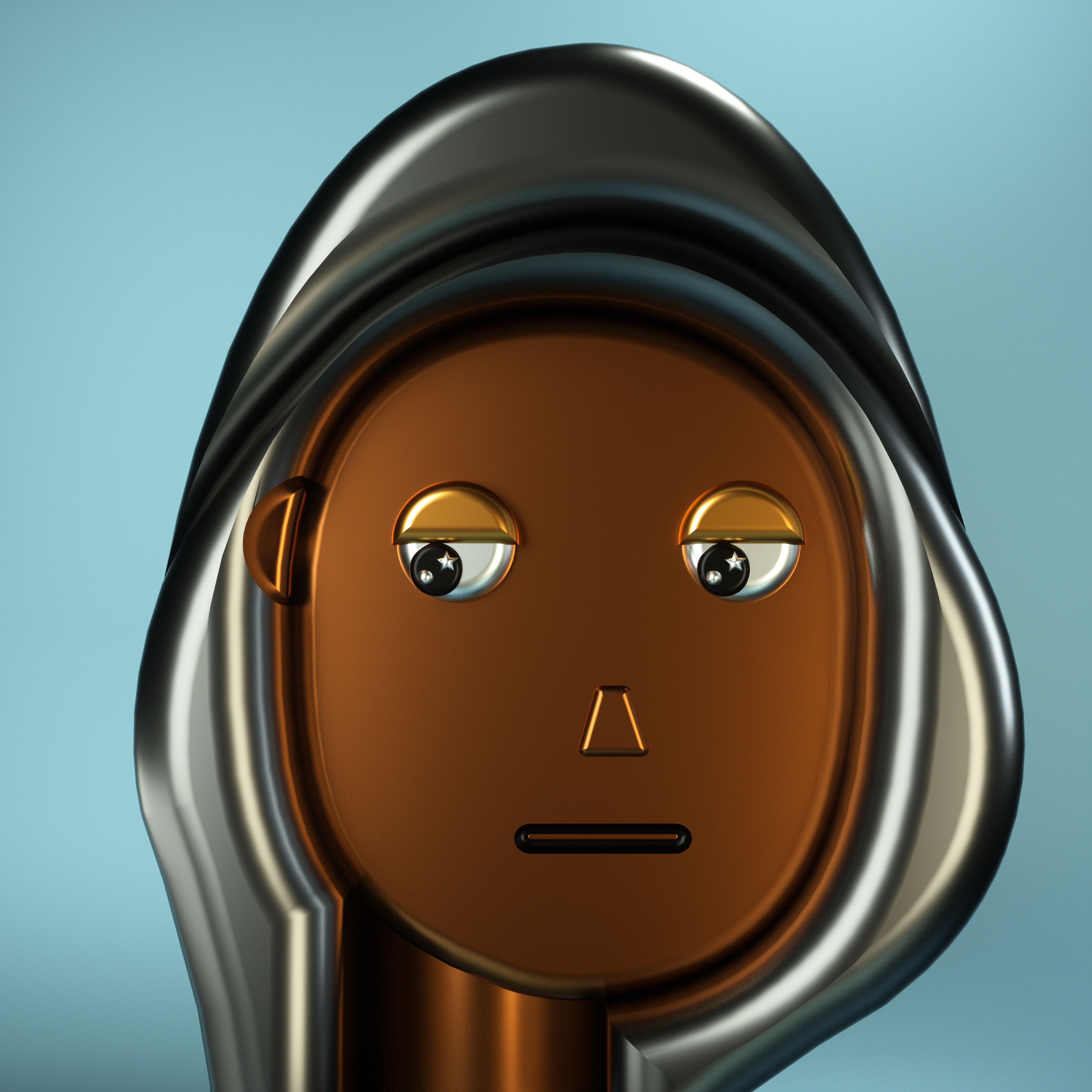 3D Chrome Punk #0188