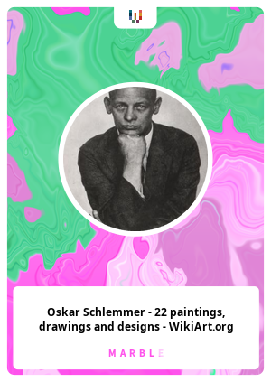 Oskar Schlemmer - 22 paintings, drawings and designs - WikiArt.org
