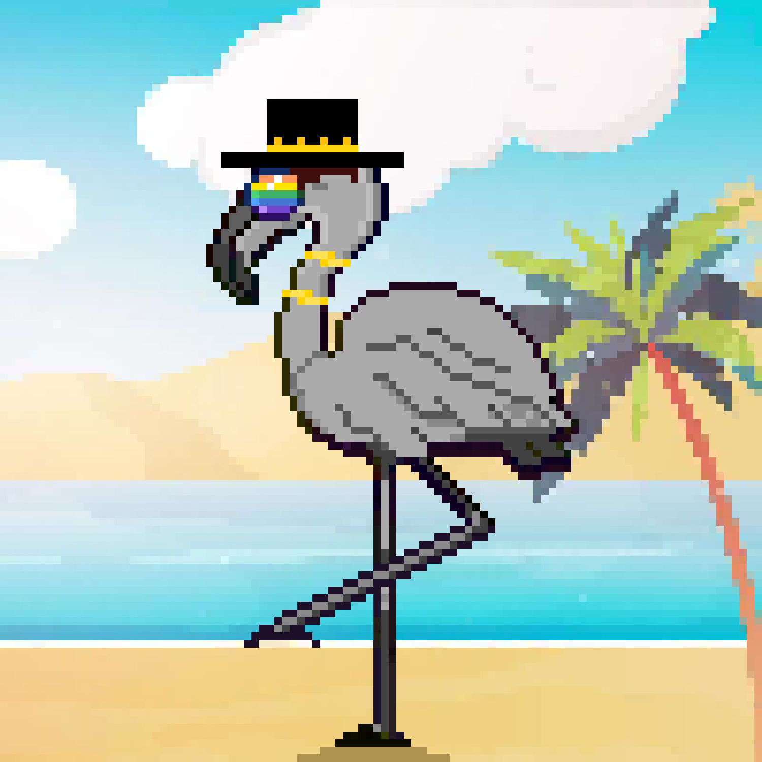 Klintmoor Crypto Flamingos #998