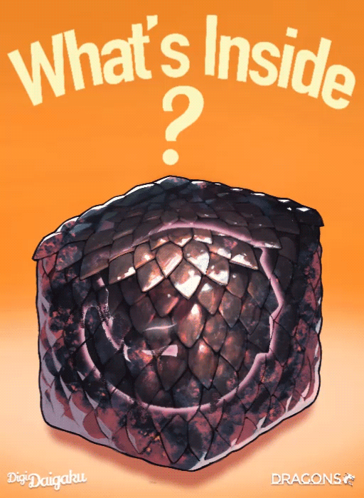 DigiDaigaku Dragon Eggs #3734 - Pre-Reveal