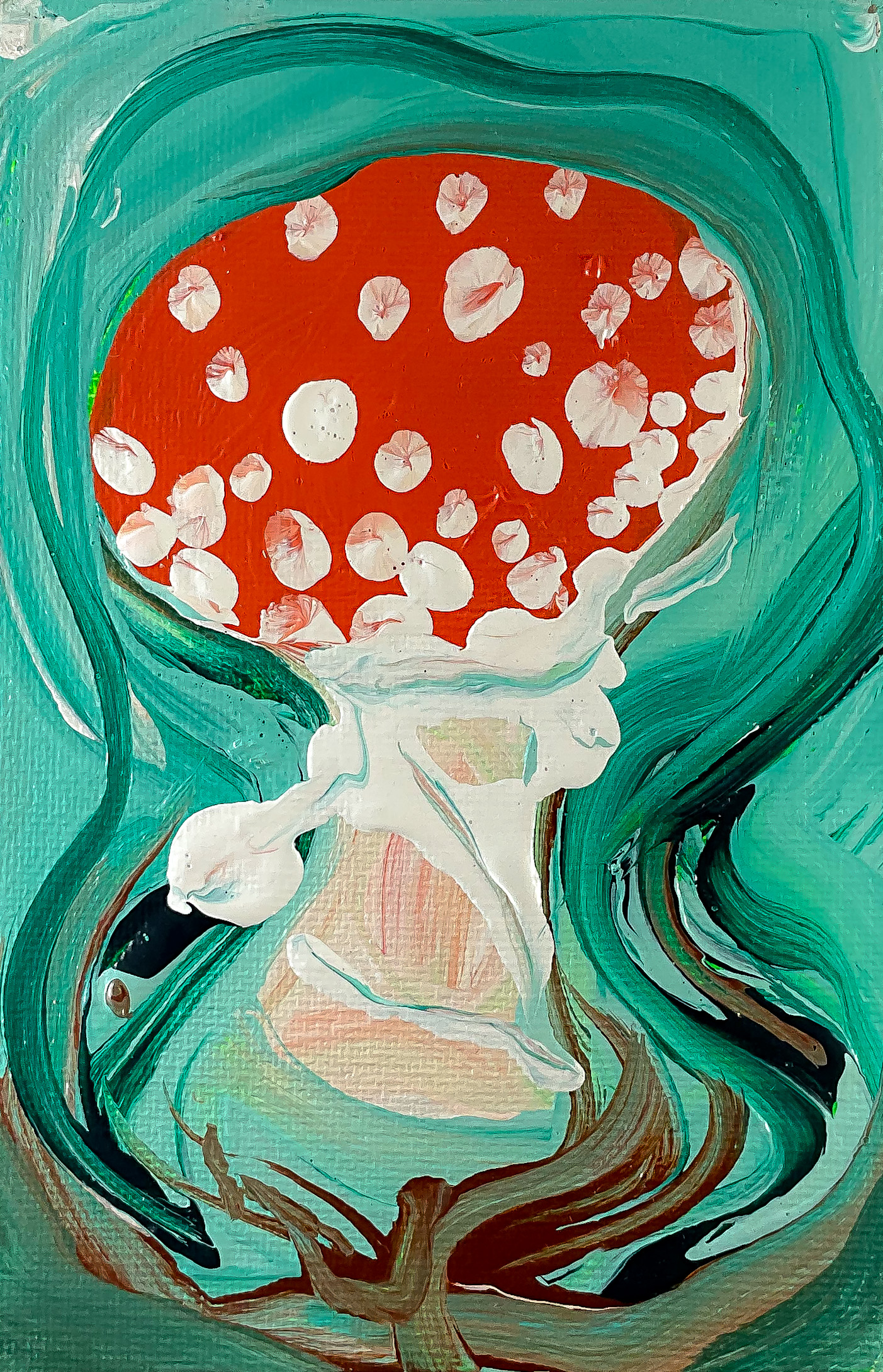 Painting on Psilocybin #1/3