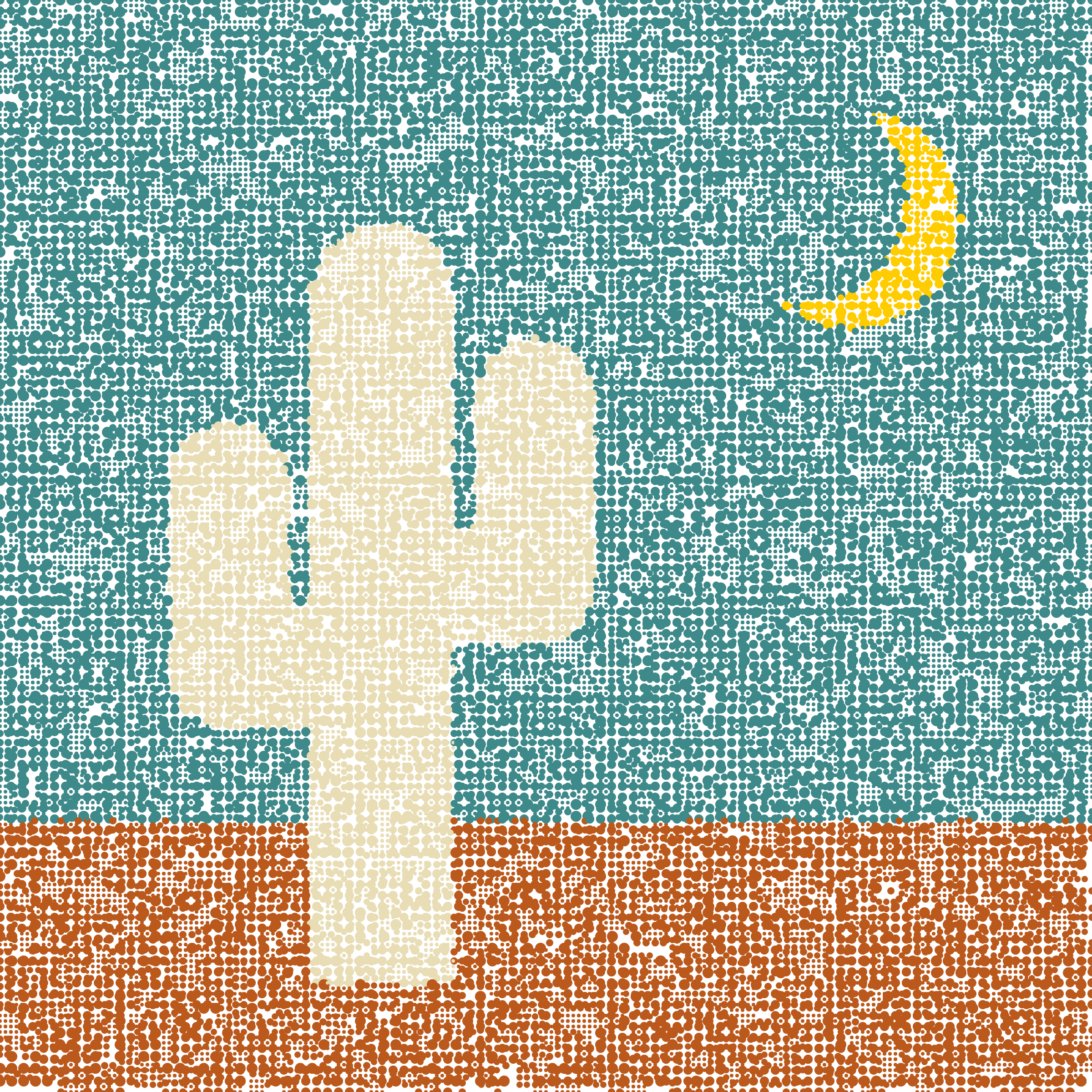 Patchwork Saguaros #12