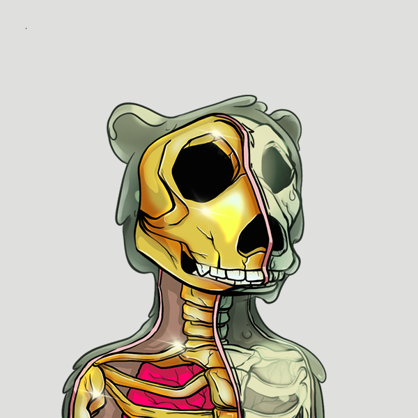 Zombie Okay Bear #901