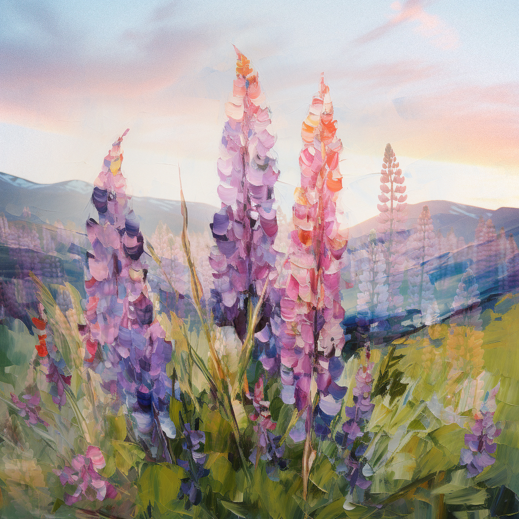 Impasto Lupine Collab #7