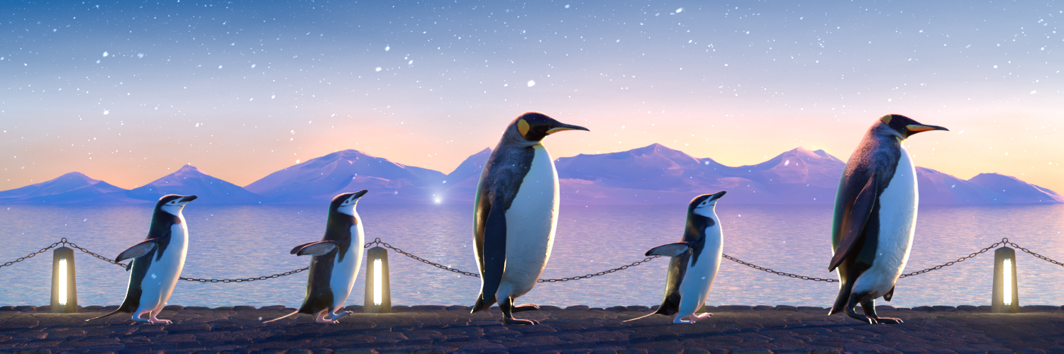 Five Penguins #2970