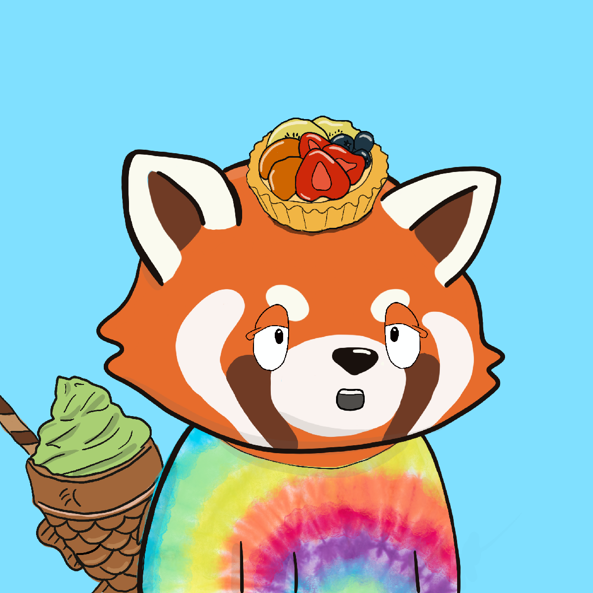Okay Red Panda #7468