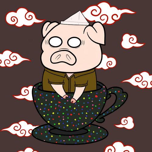 Lucky Teacup Piggy Club #1353