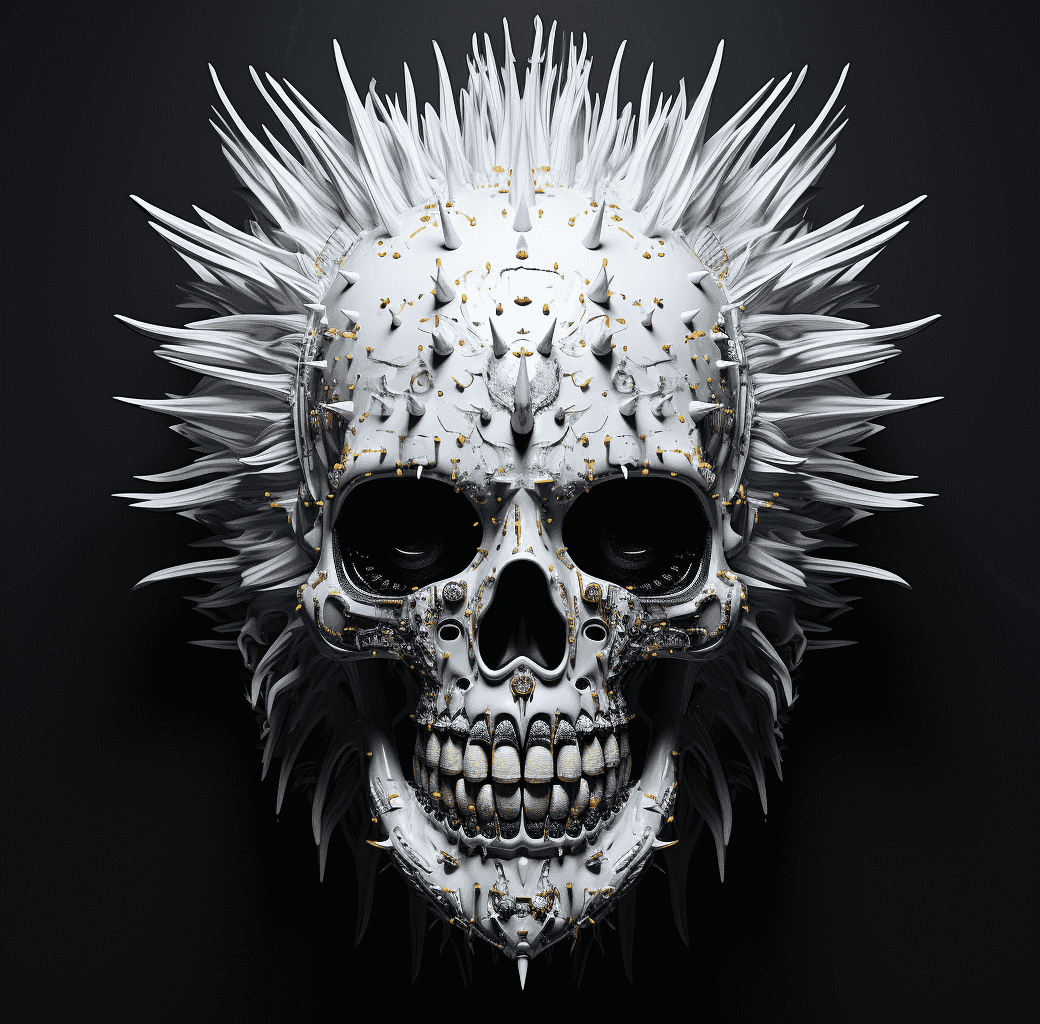 Spiked Skulls by SmokeSolid #147