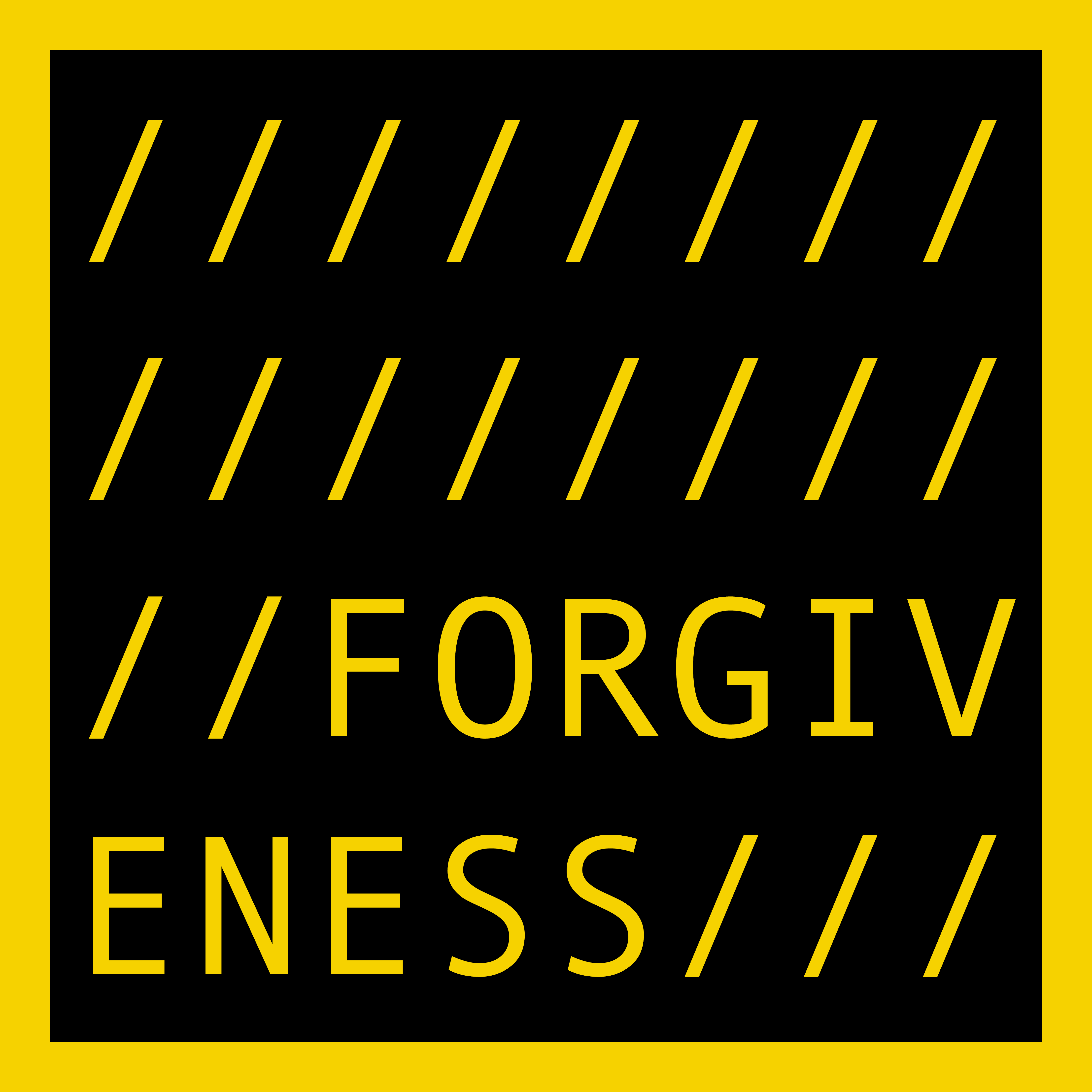 FORGIVENESS