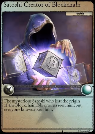 (Fractional - see description) SATOSHICARD - Spells of Genesis - 1/200 - 2015