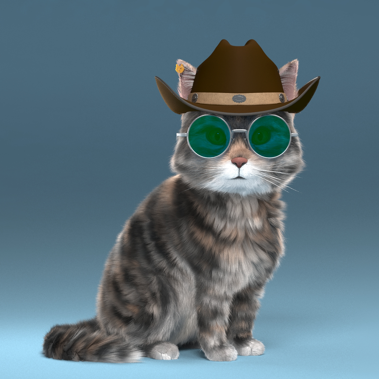 Fluffy PunkCat #7365