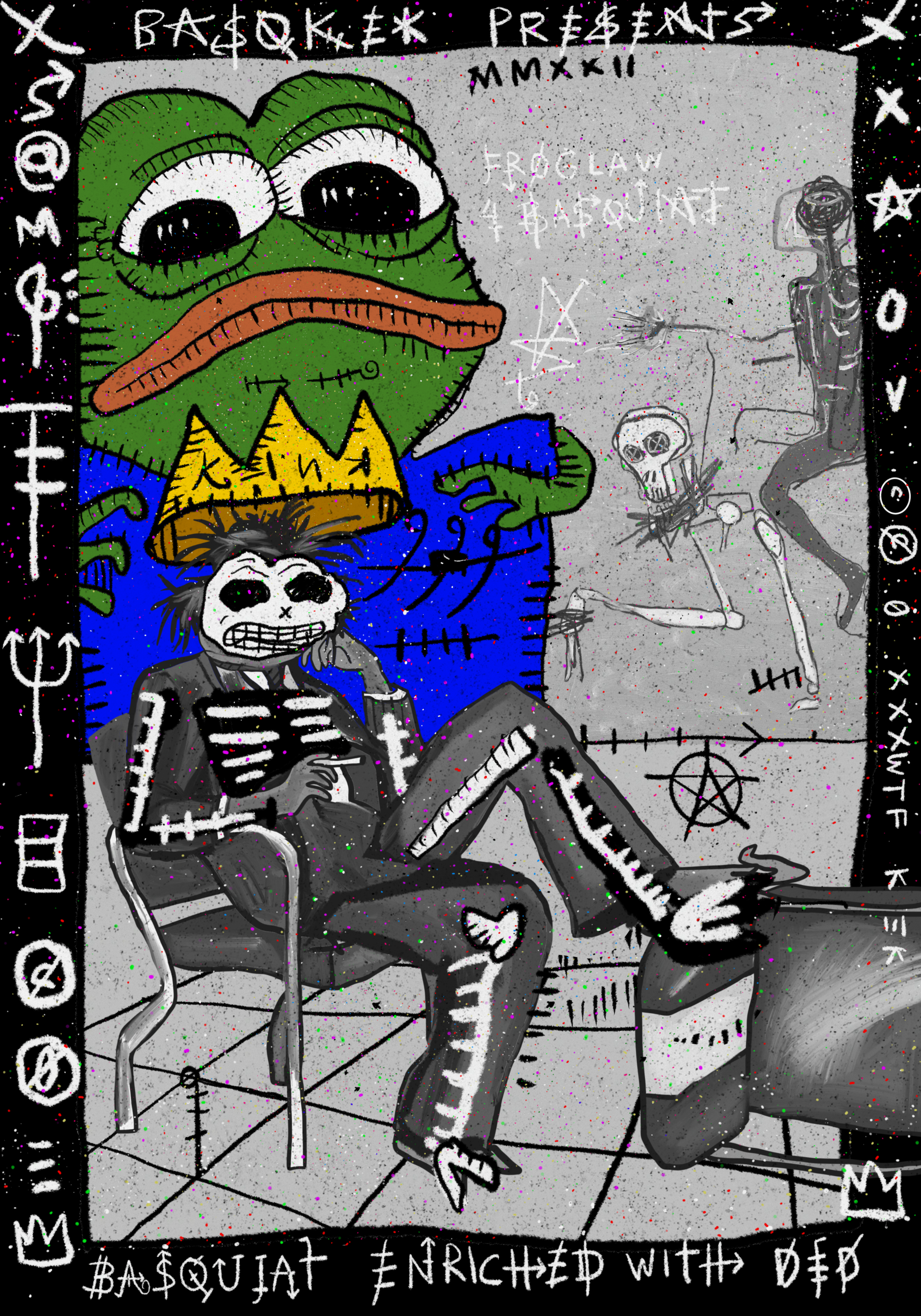 Basquiat enriched with death