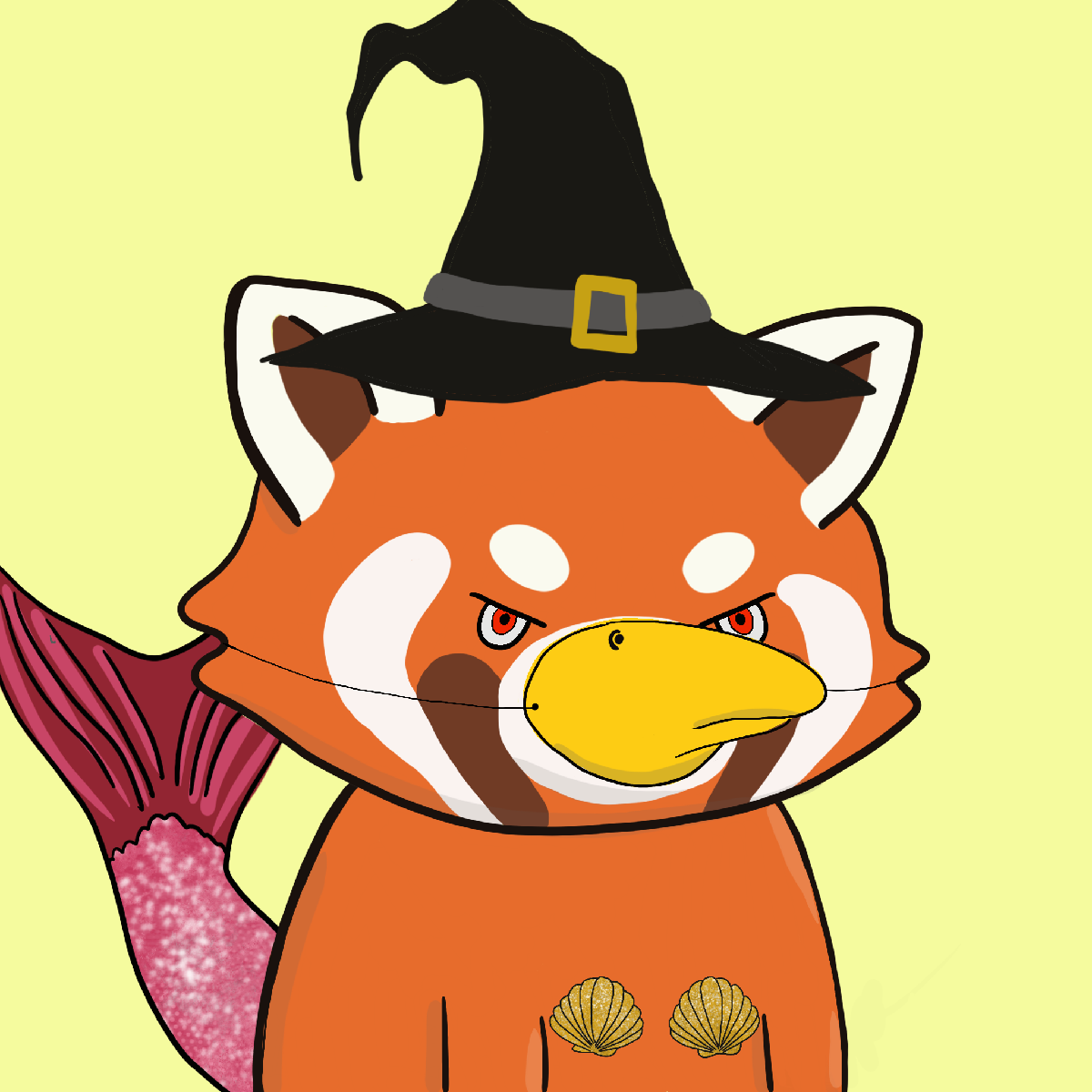 Okay Red Panda #7312