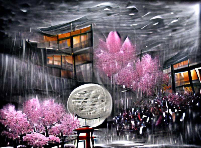 tokyo moonlight raining hanami zen