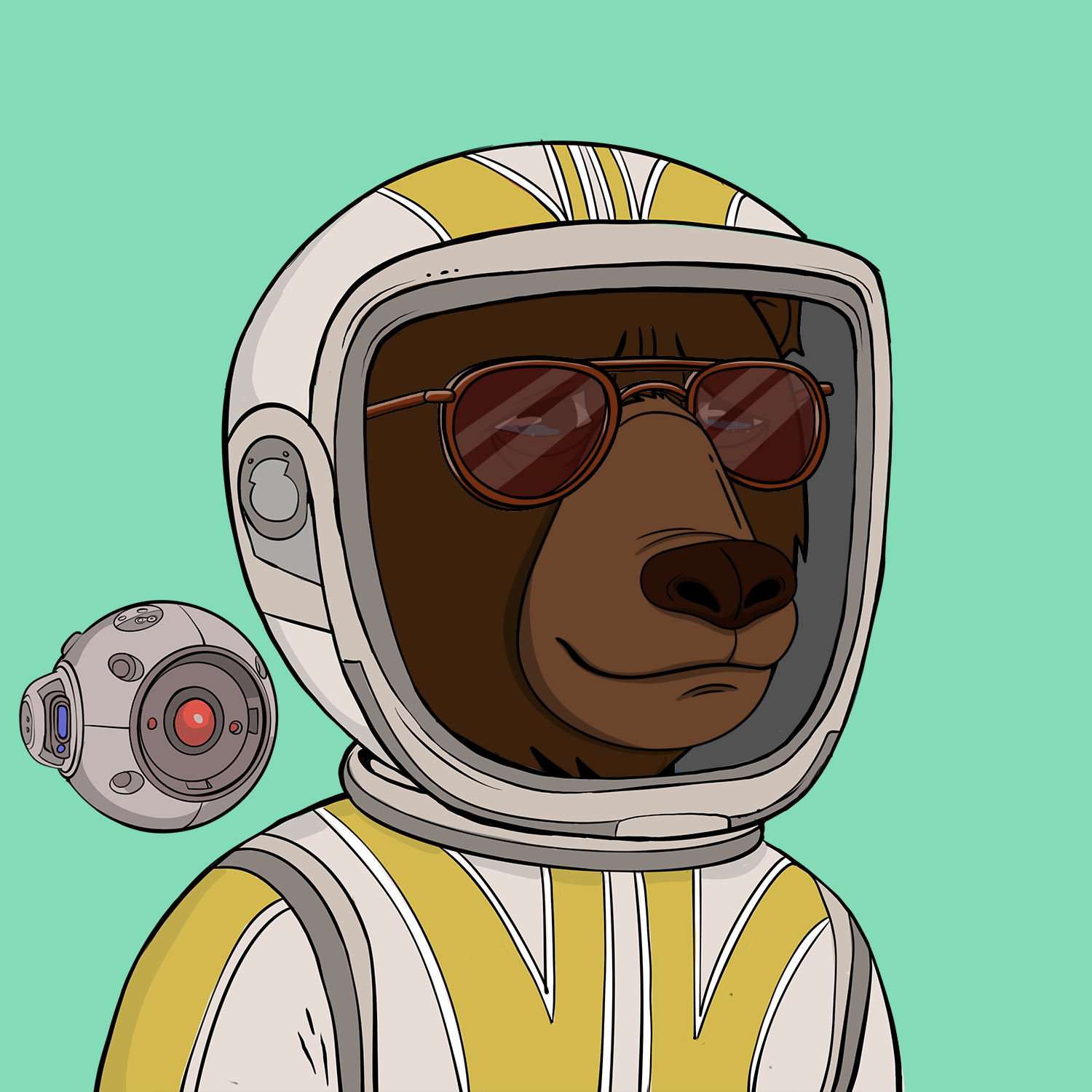 Okay Space Bear #3502