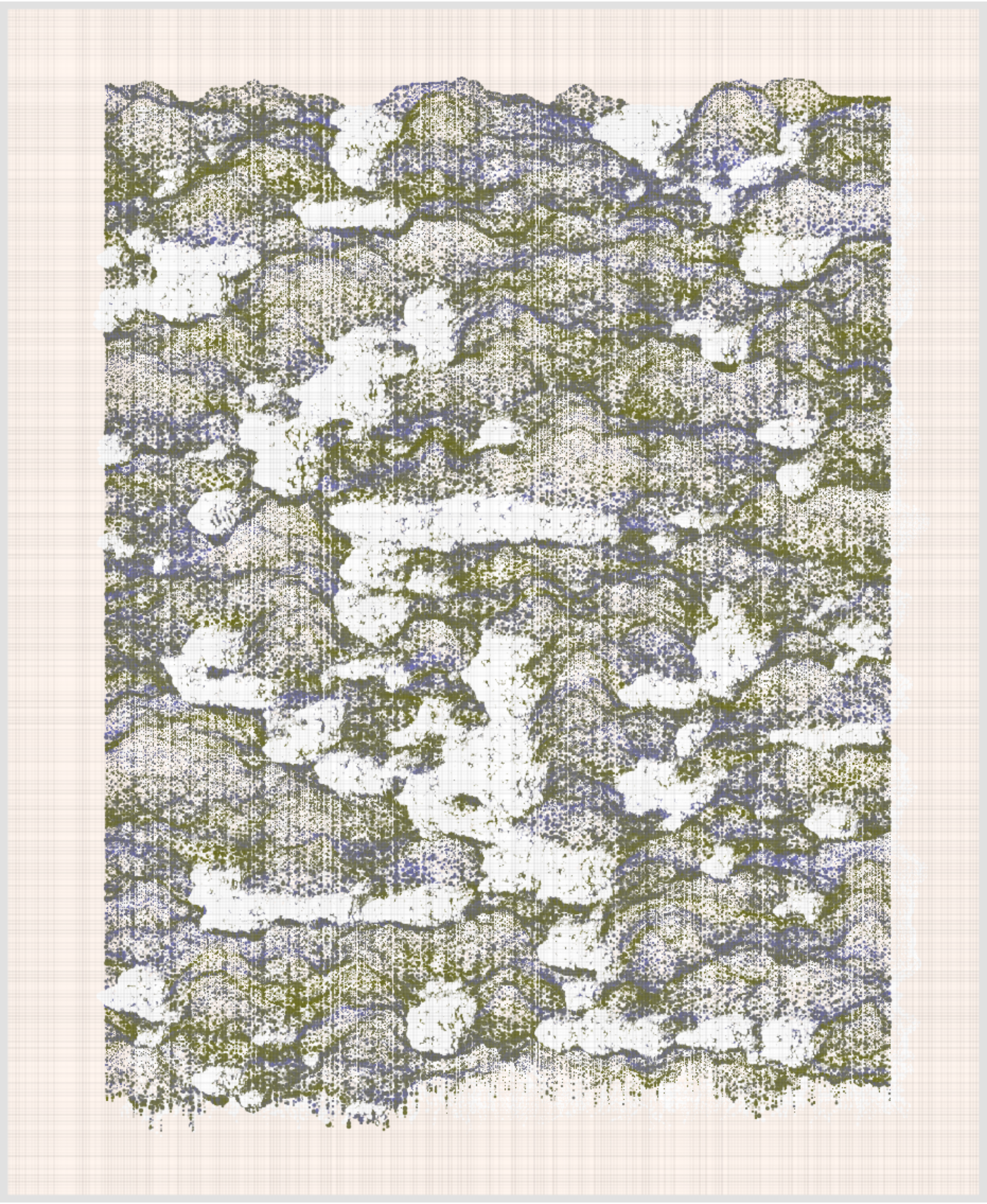 Stains on a Canvas #161
