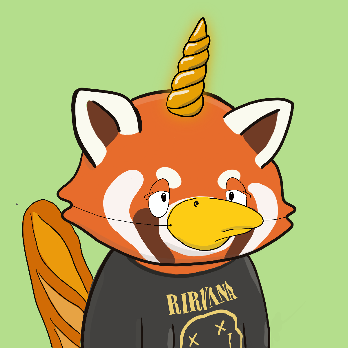 Okay Red Panda #7284