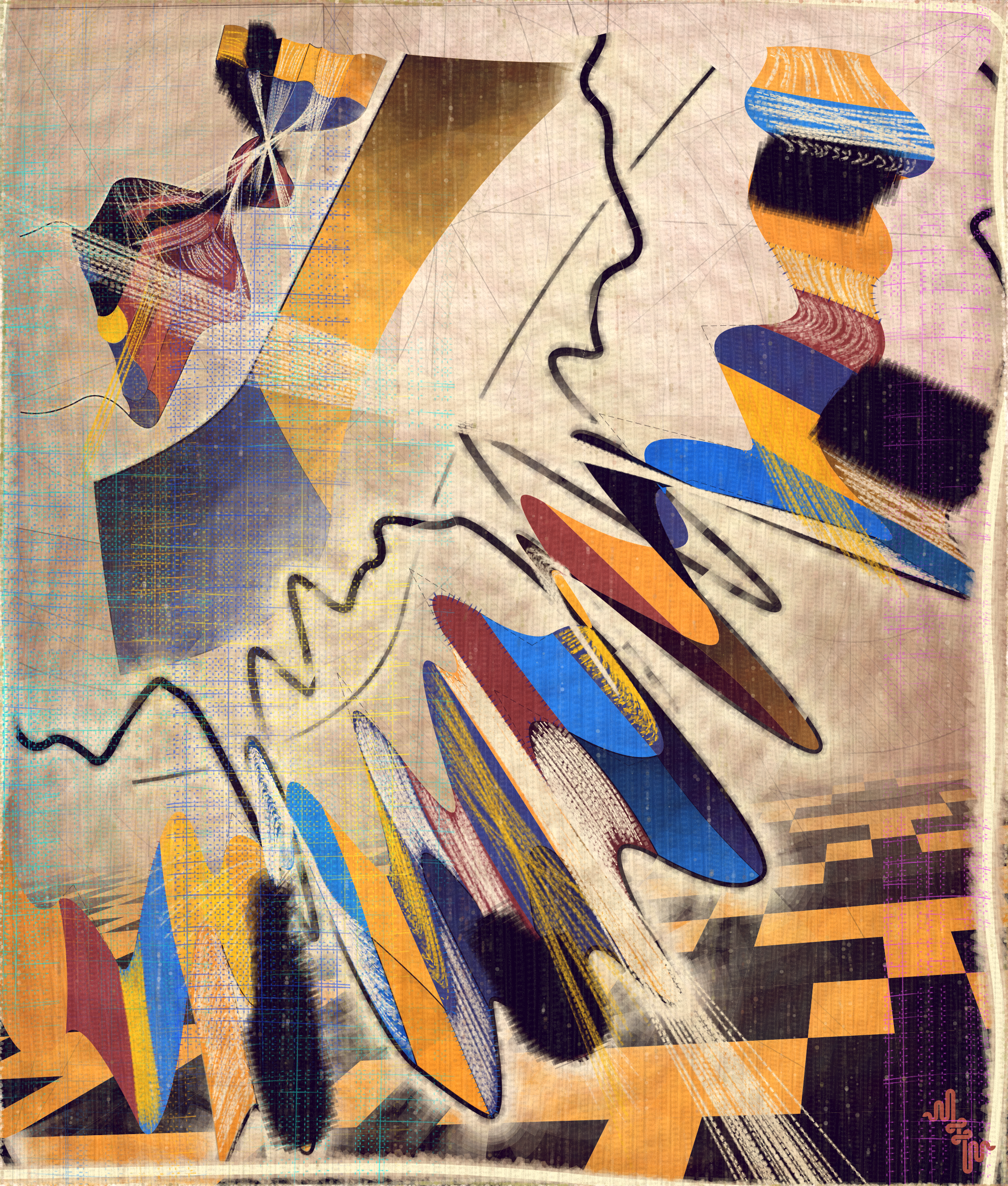 Amplitudes of Canvas #388
