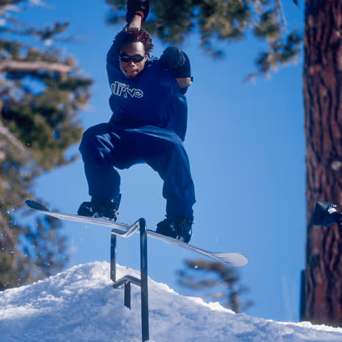 Classic Russell Winfield rail shot from 1993