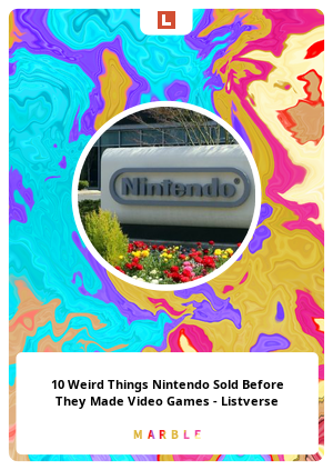 10 Weird Things Nintendo Sold Before They Made Video Games - Listverse