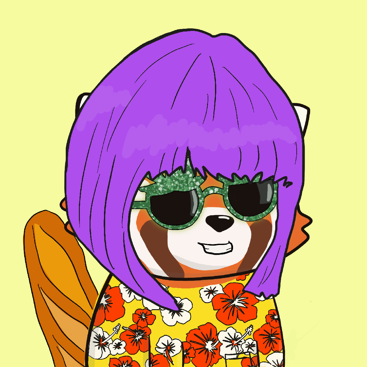 Okay Red Panda #7460